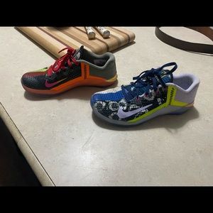 Nike metcon 6x shoes with lift inserts. Size 7.